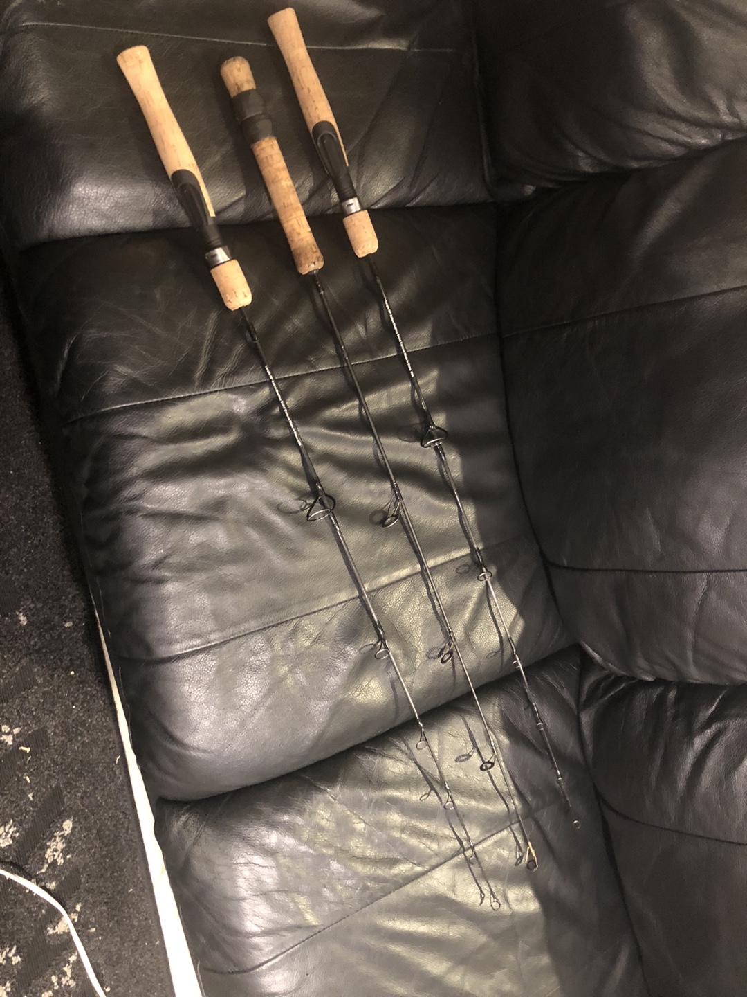 Three quantum ice Fishing Rods
