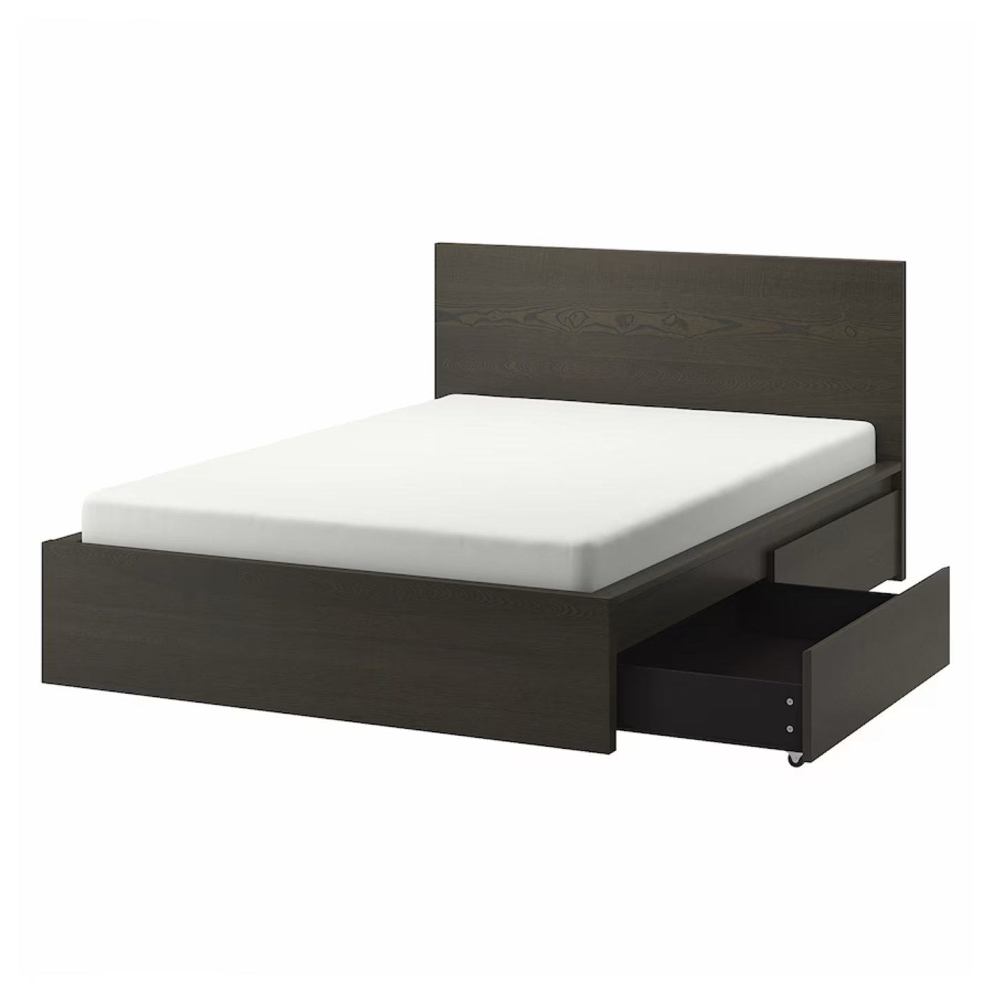 IKEA Single Bed Frame with Drawers & new mattress