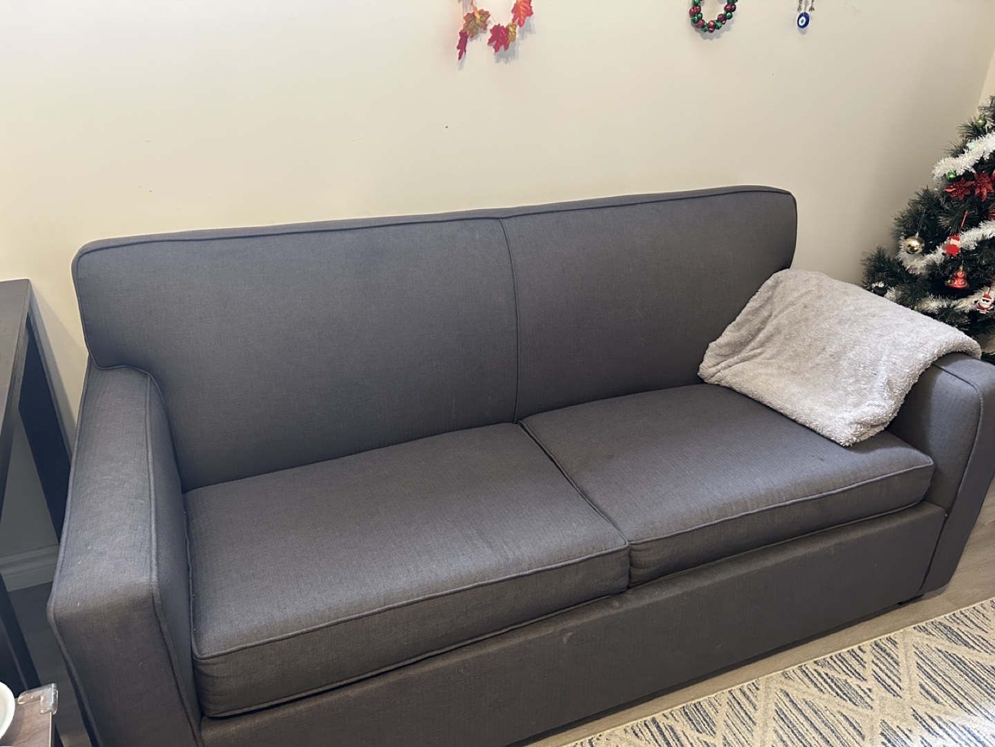 Dark Grey Sofa Bed - photo 2