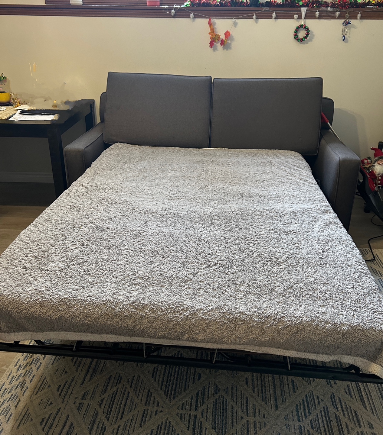 Dark Grey Sofa Bed - photo 3