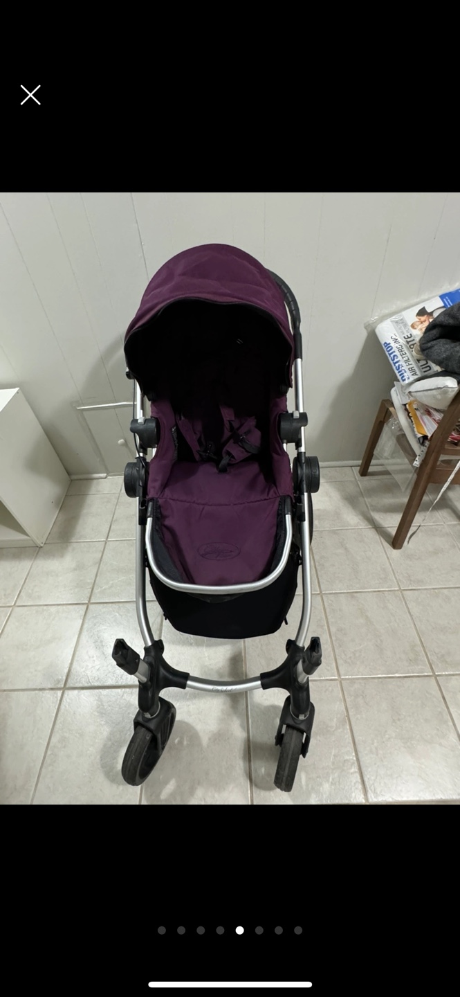 Baby Jogger City Select Double Stroller - Purple - photo 5