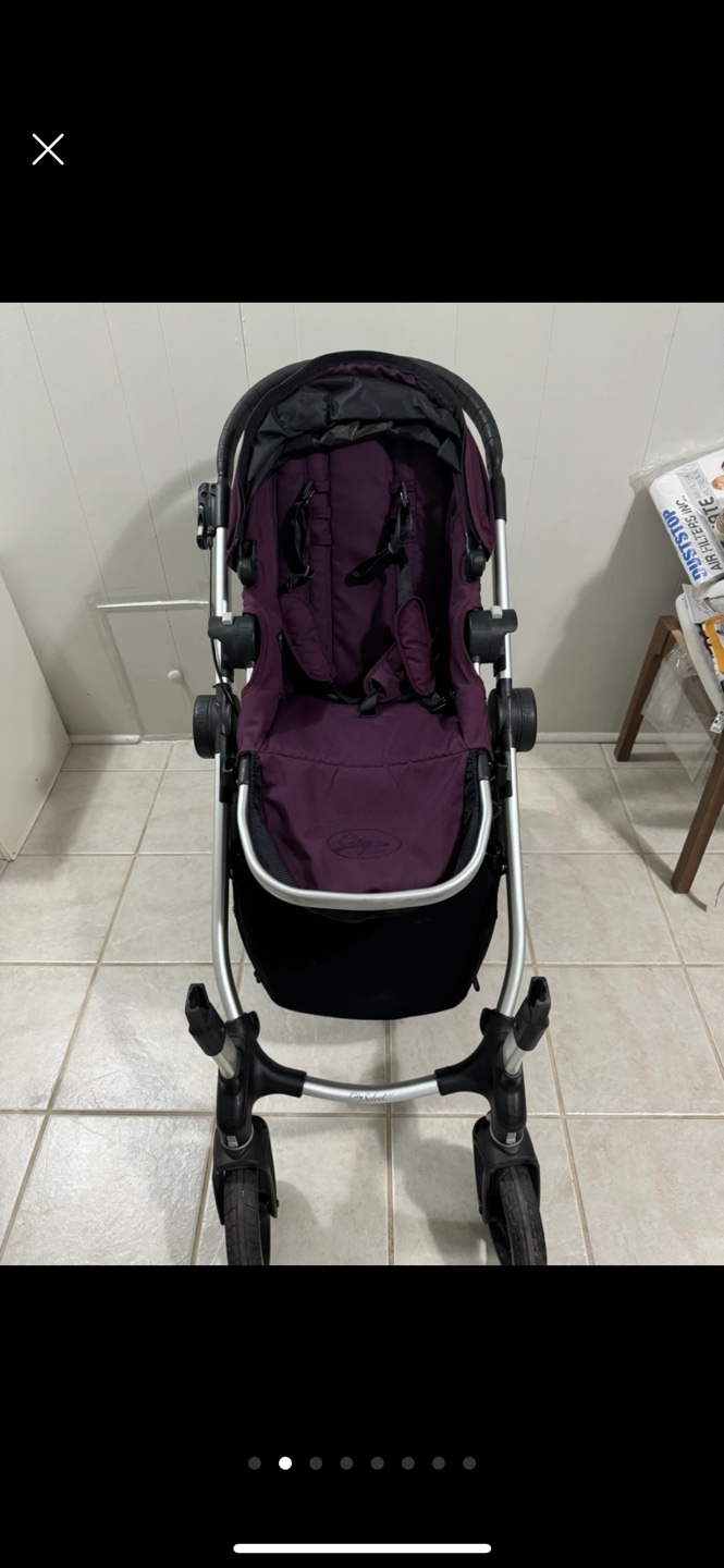 Baby Jogger City Select Double Stroller - Purple - photo 2