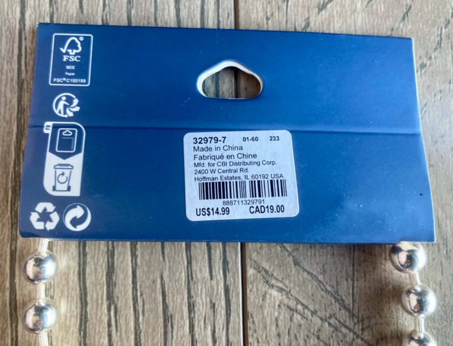 Claire's Silver Beaded Necklace - 20" + 4" image indicator(3)