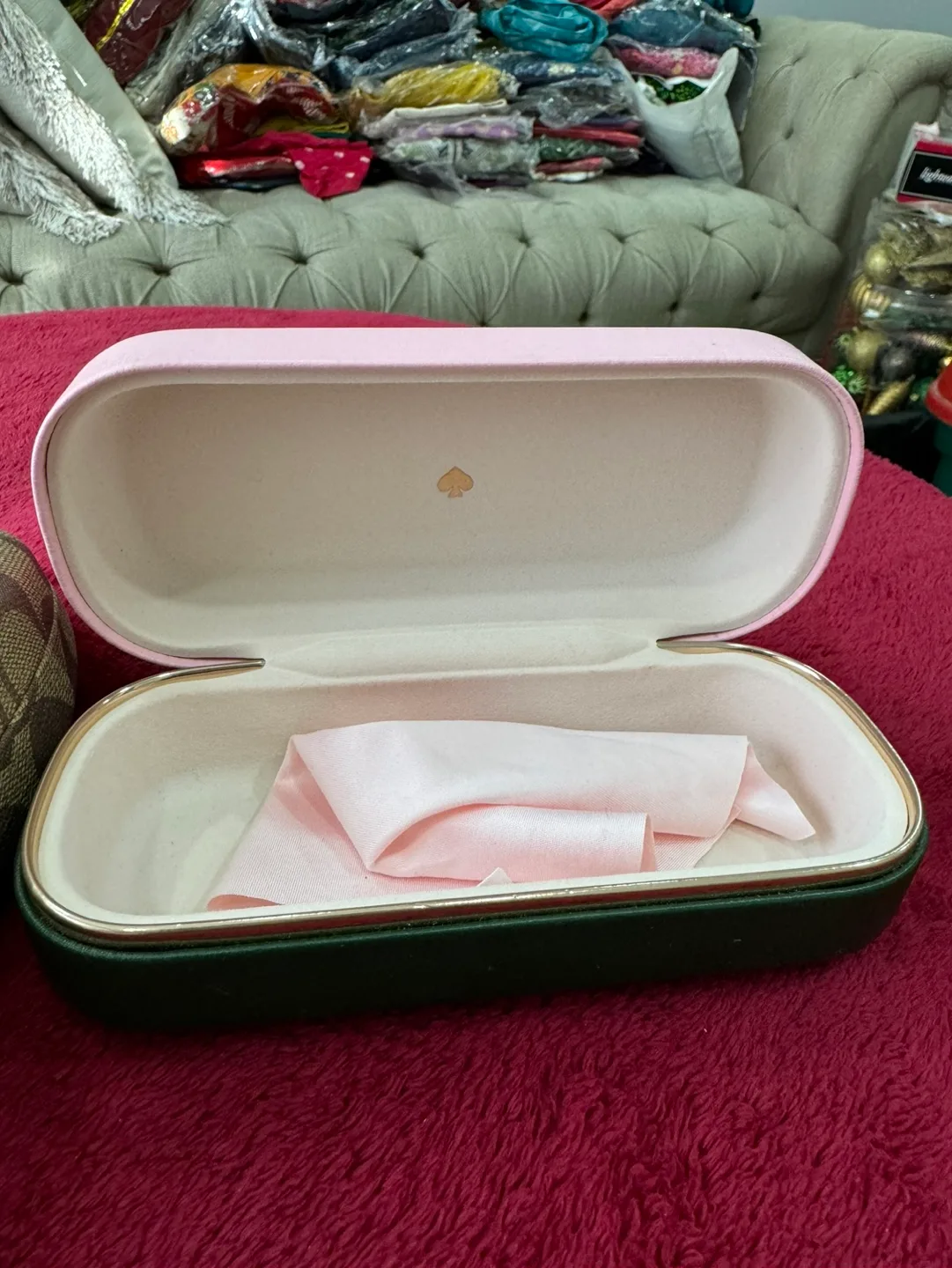 Two Designer Eyeglass Cases - Coach & Kate Spade image indicator(2)