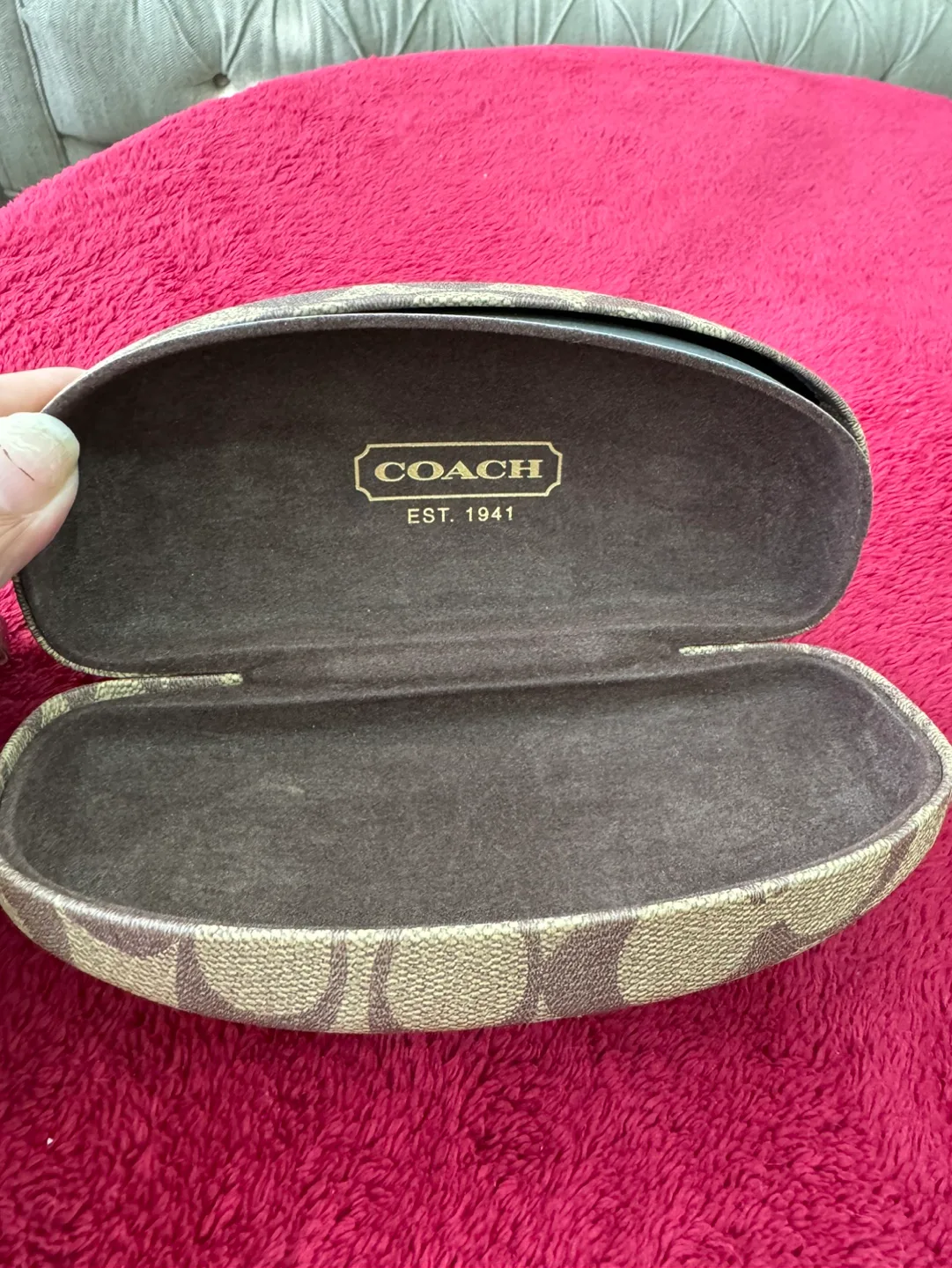 Two Designer Eyeglass Cases - Coach & Kate Spade image indicator(3)