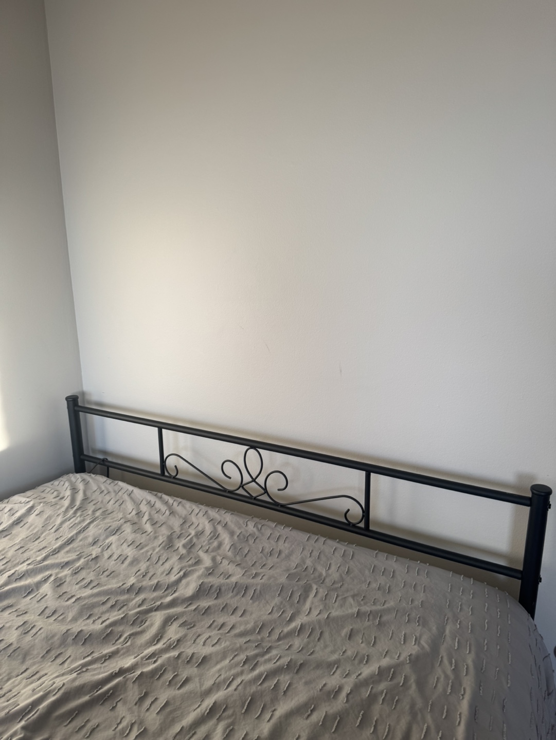 Ikea Black Metal Queen Size Bed Frame