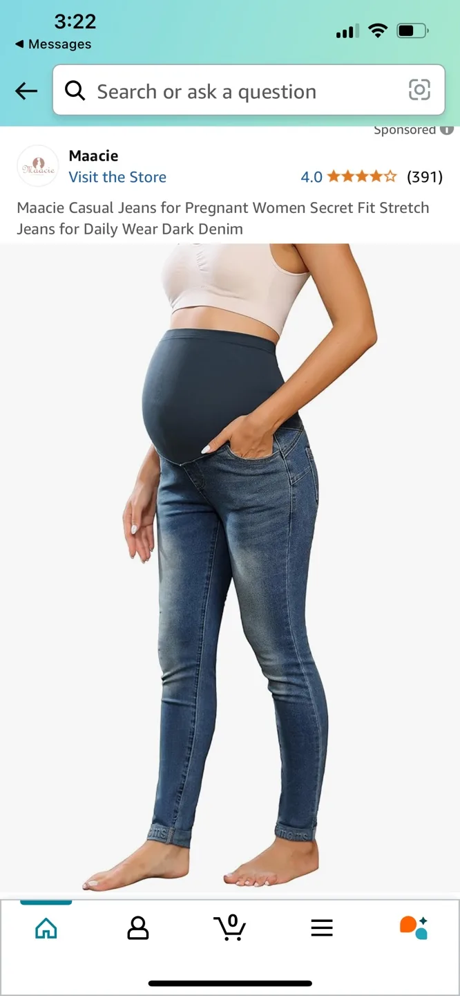 Maacie Maternity Jeans - Dark Denim Secret Fit Stretch image indicator(5)