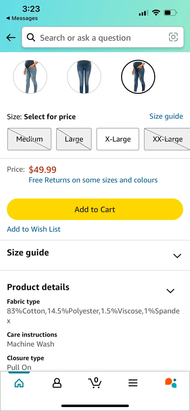 Maacie Maternity Jeans - Dark Denim Secret Fit Stretch image indicator(8)