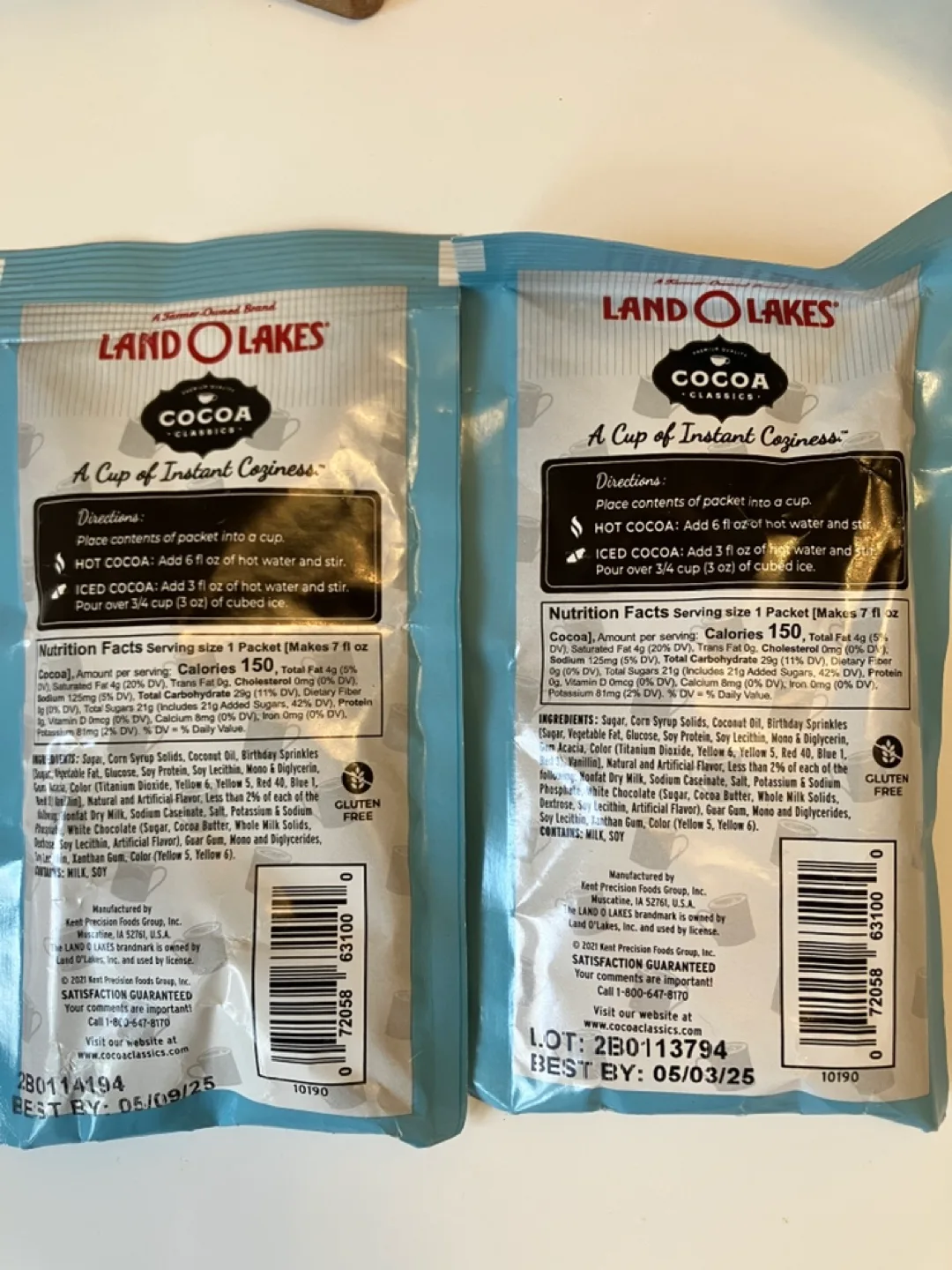 Land O Lakes Birthday Cake Cocoa Mixes and Dads Cookies image indicator(4)