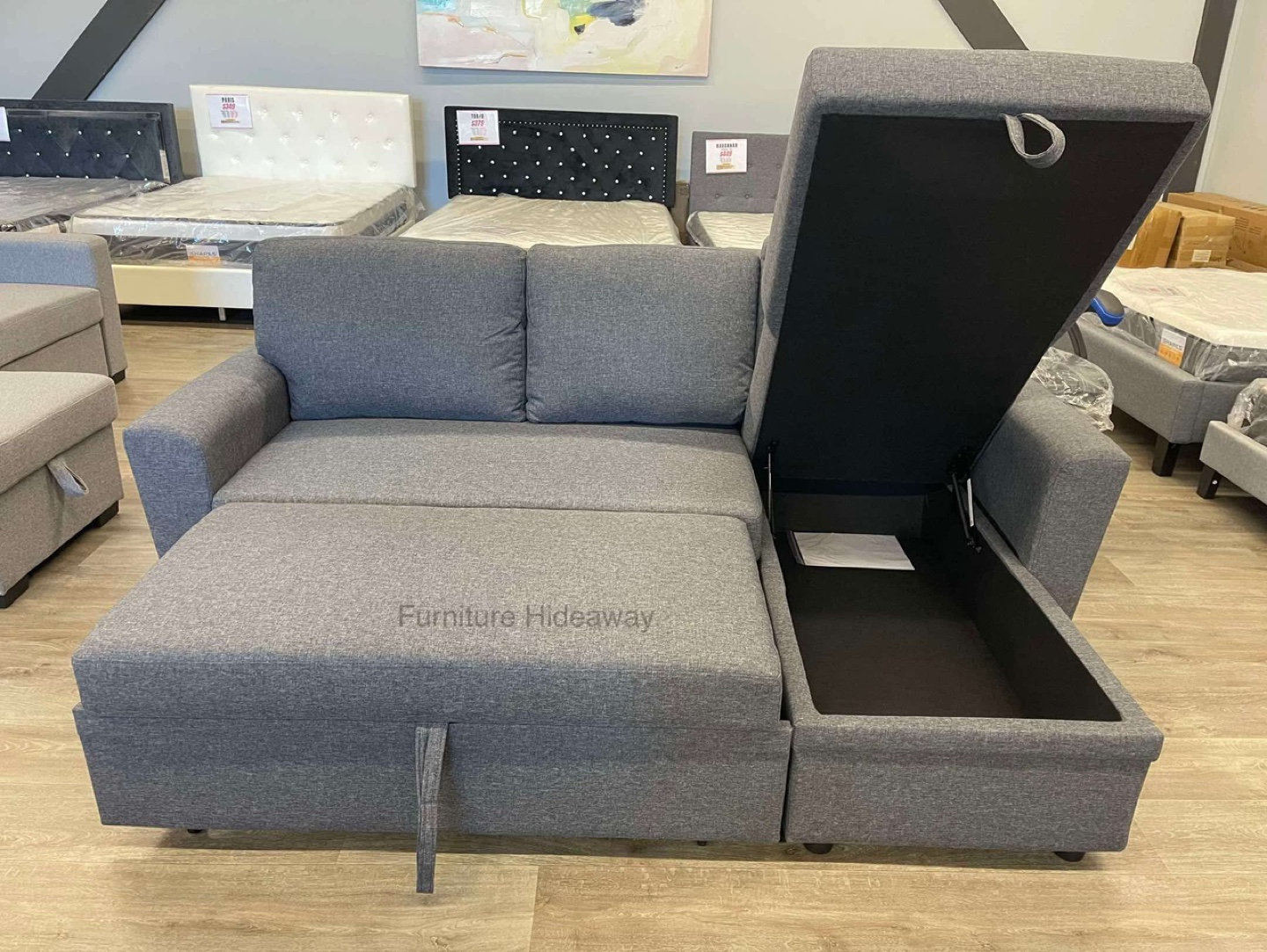BACK IN STOCK❗️SLEEPER SOFA REVERSIBLE CHAISE - photo 3