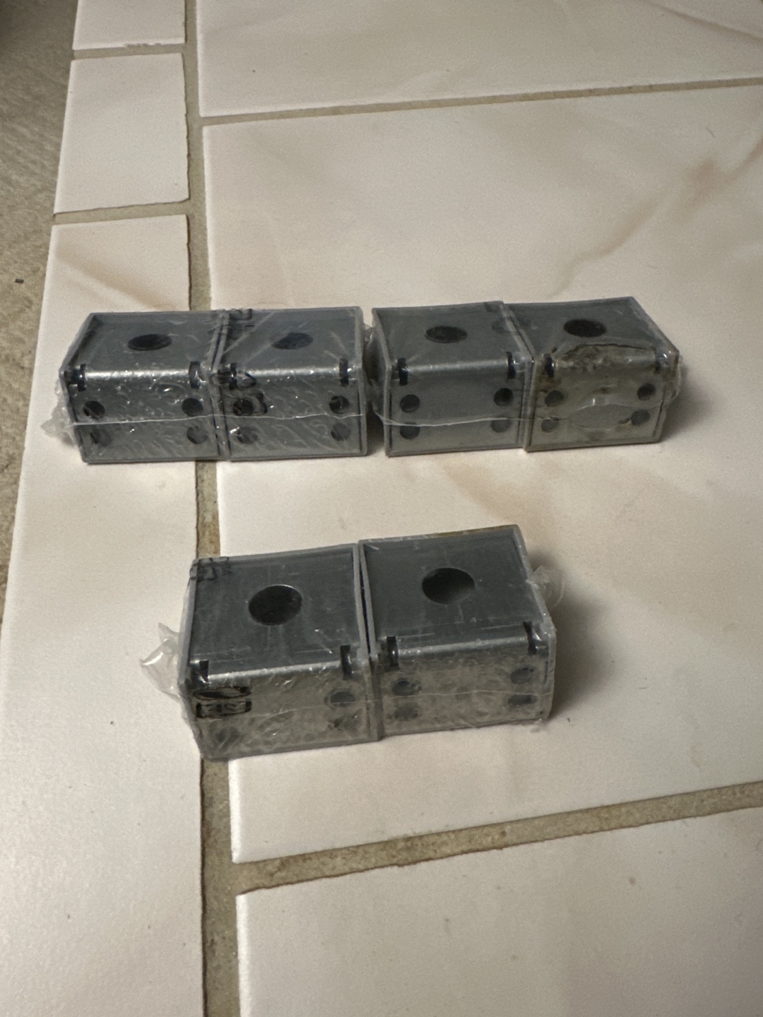 IKEA Six Wall Mount Brackets With Gray Covers - photo 3