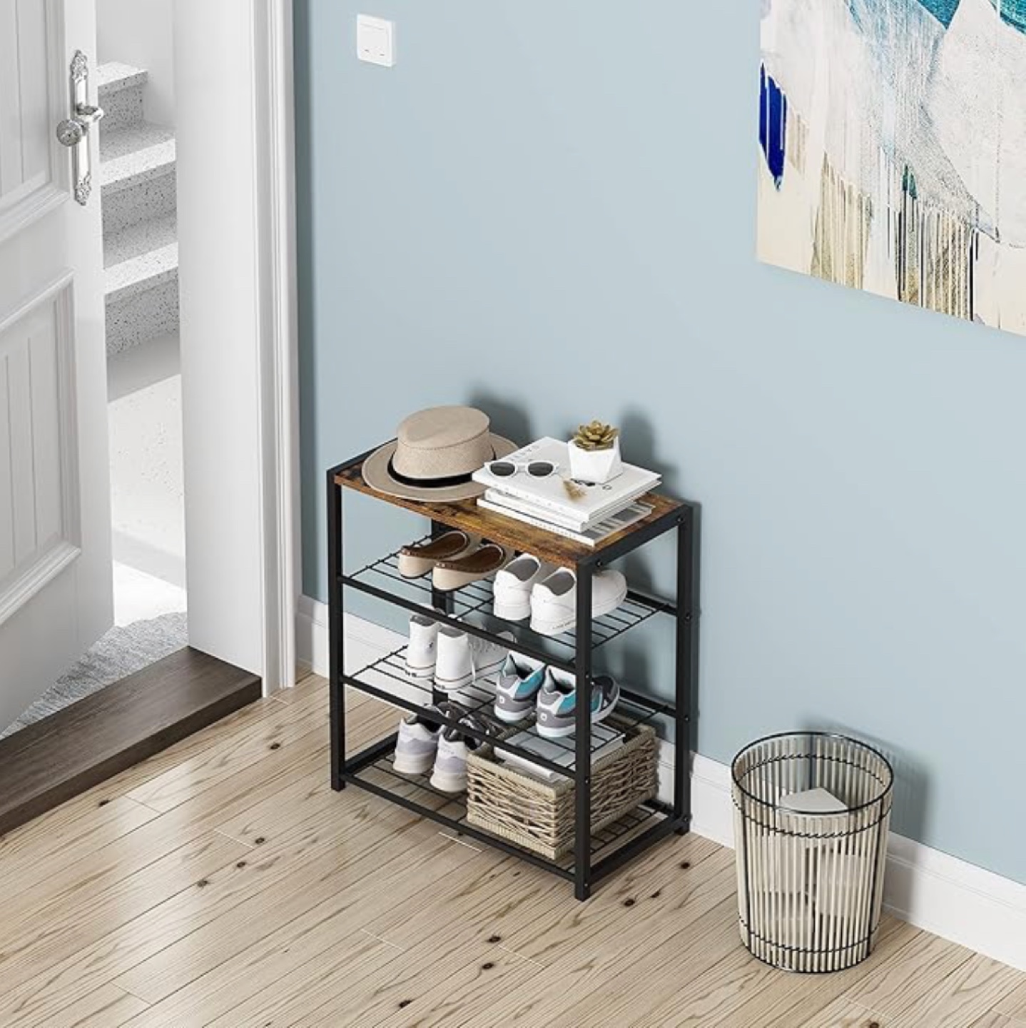 4-Tier Shoe Rack - photo 3