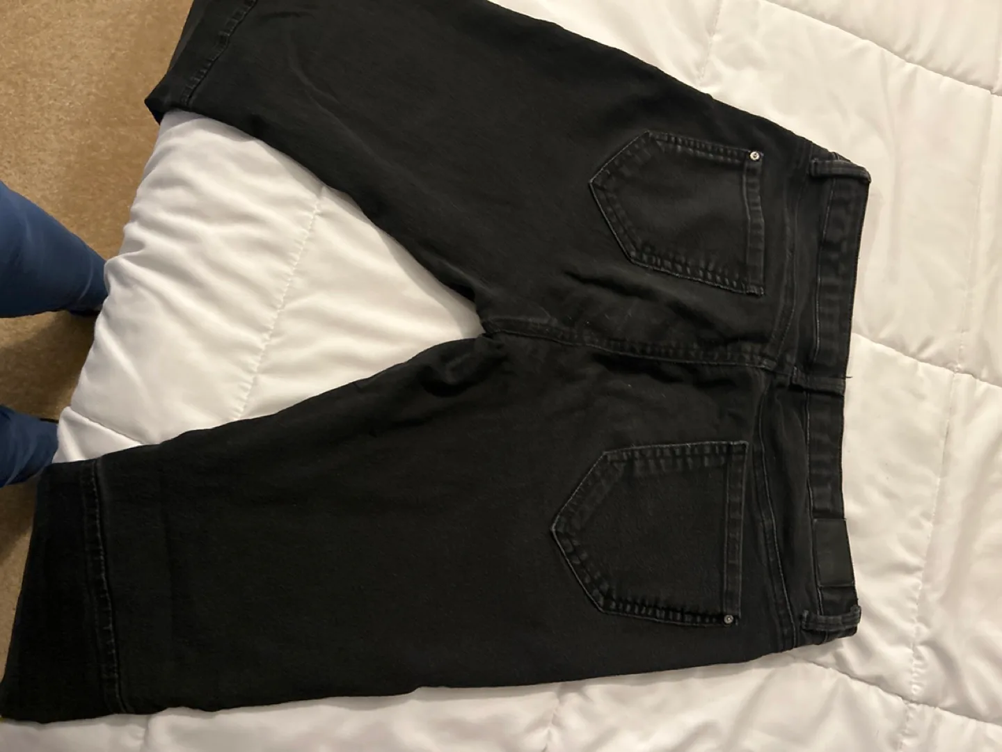 ZARA Z1975 Black Skinny Jeans with Zippers image indicator(2)