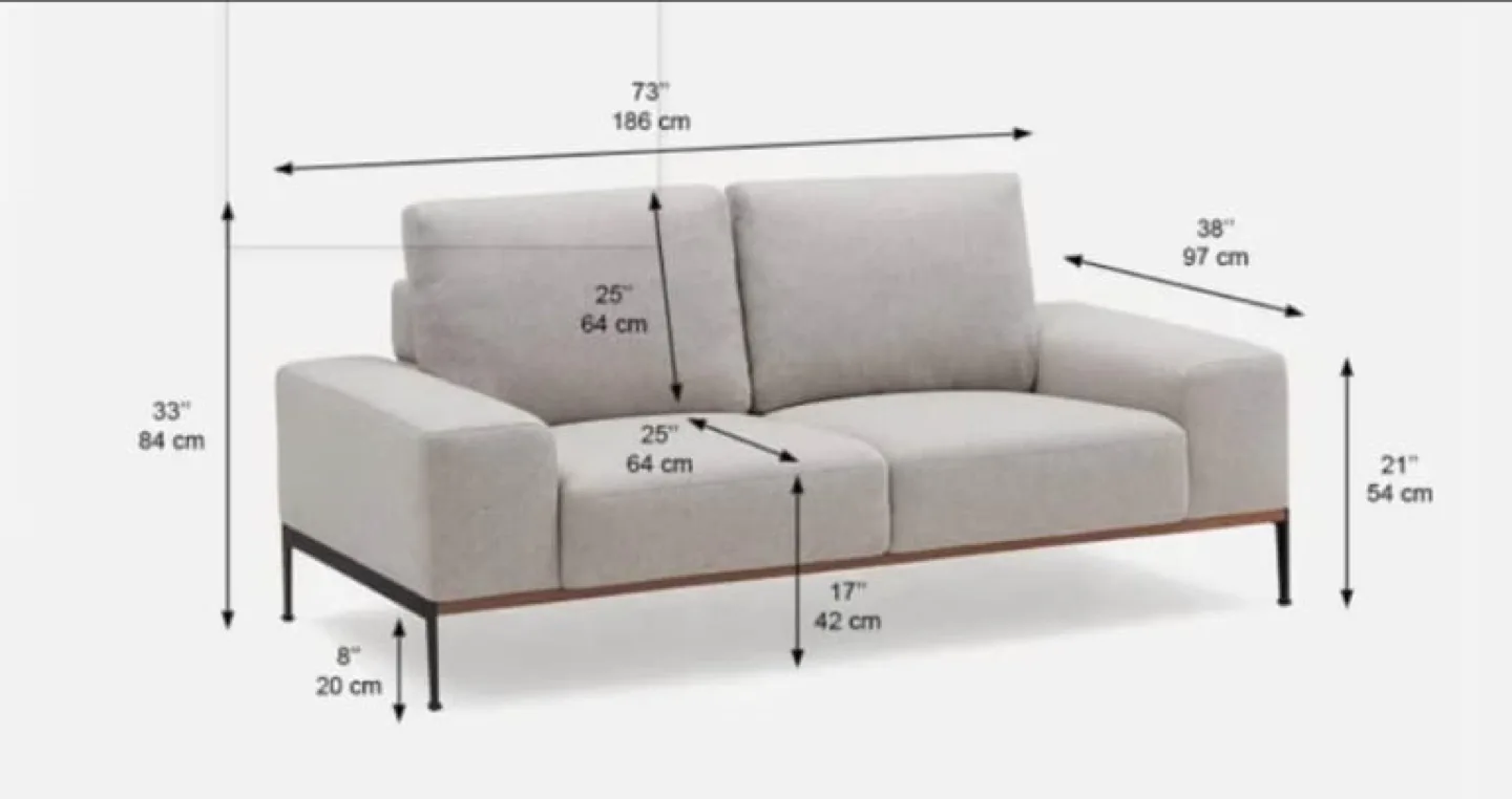 Loveseat sofa with Side Table image indicator(4)