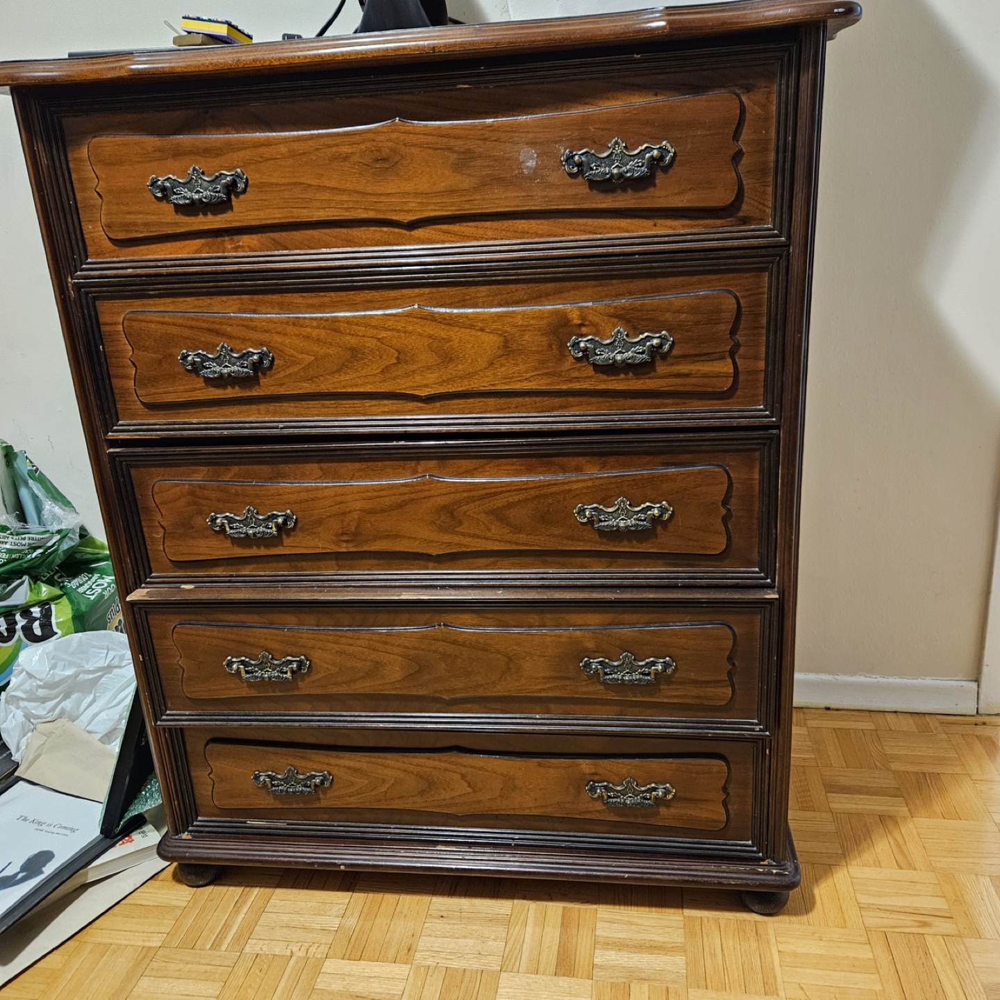 Vintage Wooden Chest of Drawers