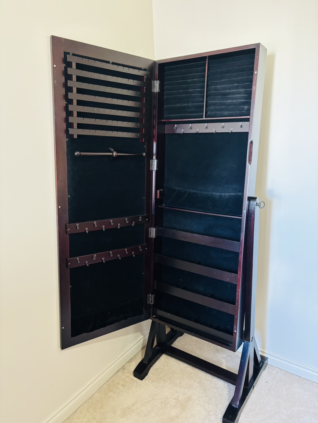 Full-Length Mirrored Jewelry Armoire - photo 2
