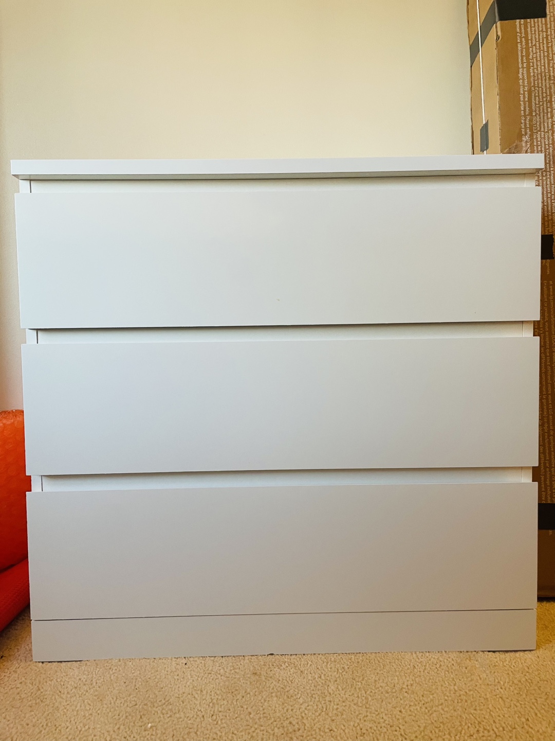 IKEA MALM 3-drawer dresser - White