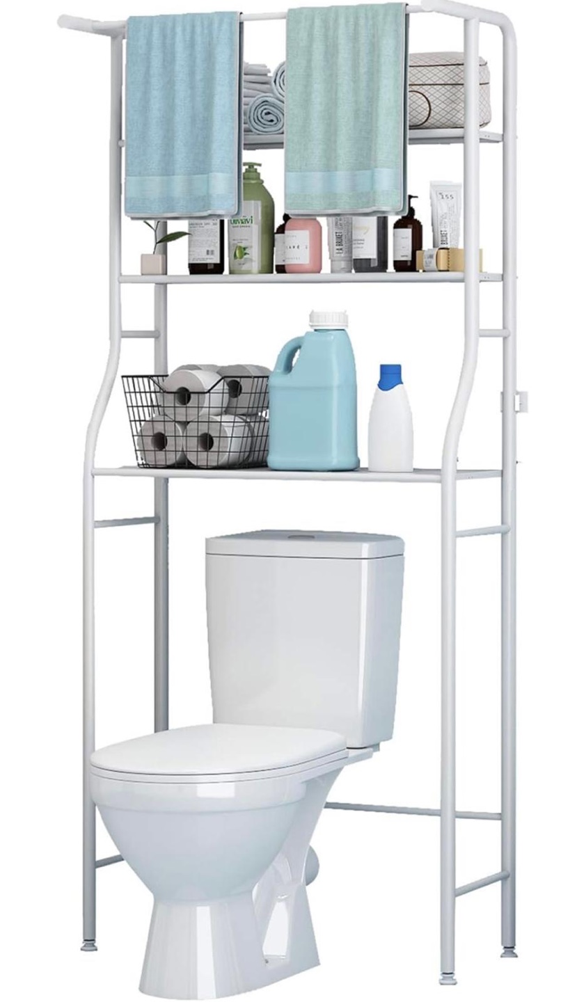 Over-the-Toilet Bathroom Organizer Shelf - photo 3