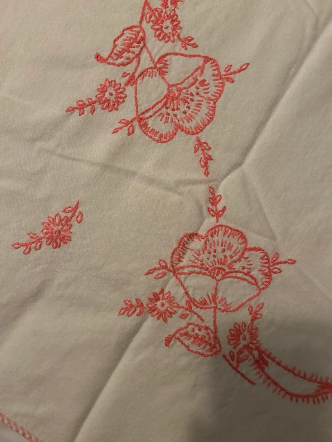 Vintage Embroidered Tablecloth image indicator(2)