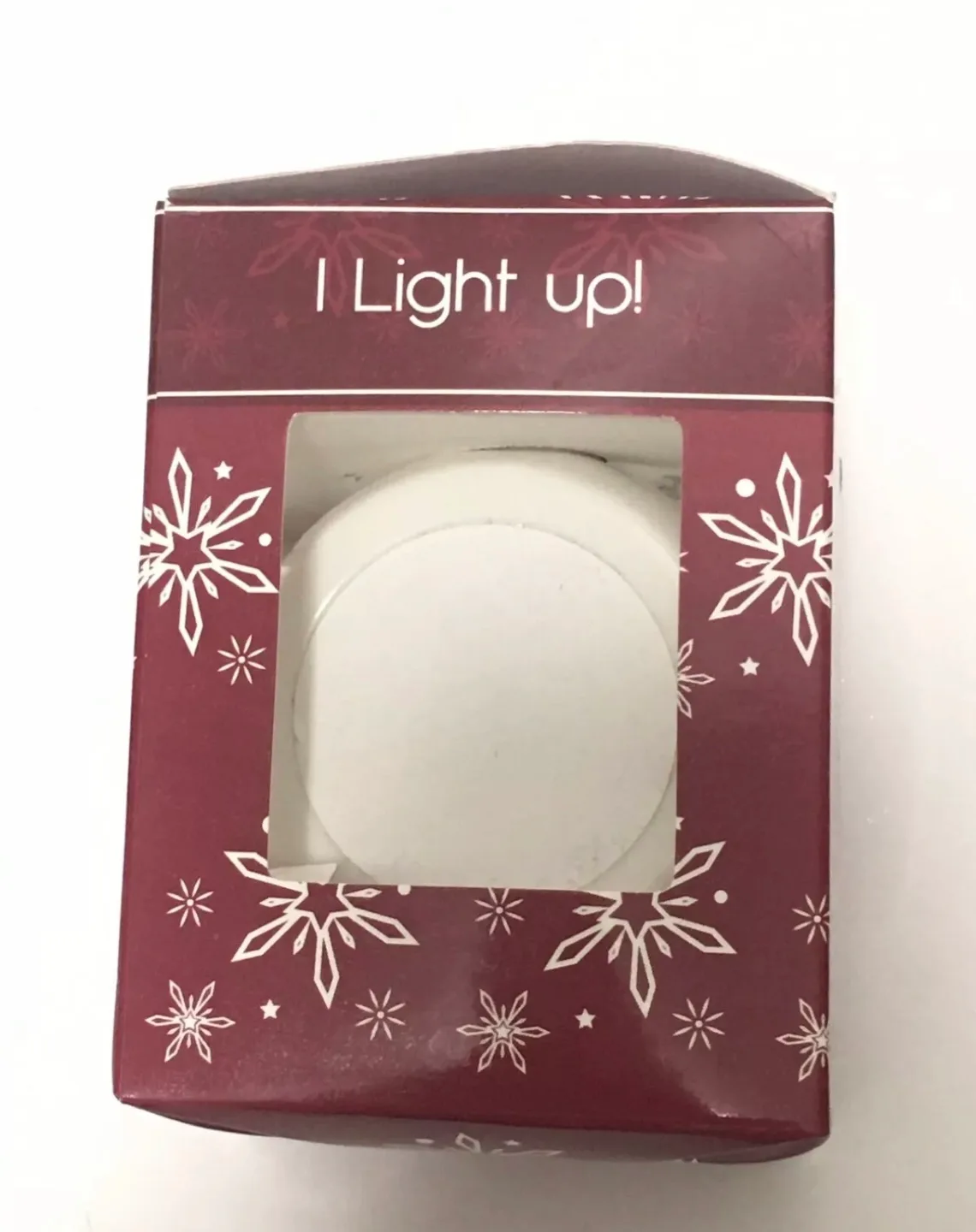 New boxed Light Up Porcelain Photo Ornament (Peace) LED image indicator(5)