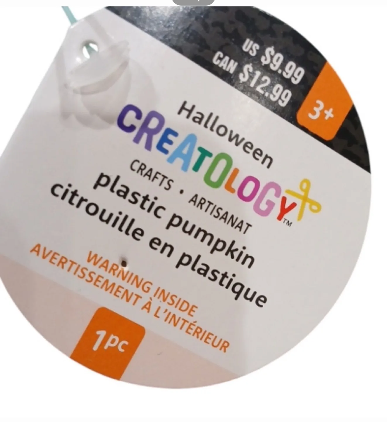 Creatology Halloween Plastic Pumpkins - 4 Pack image indicator(2)
