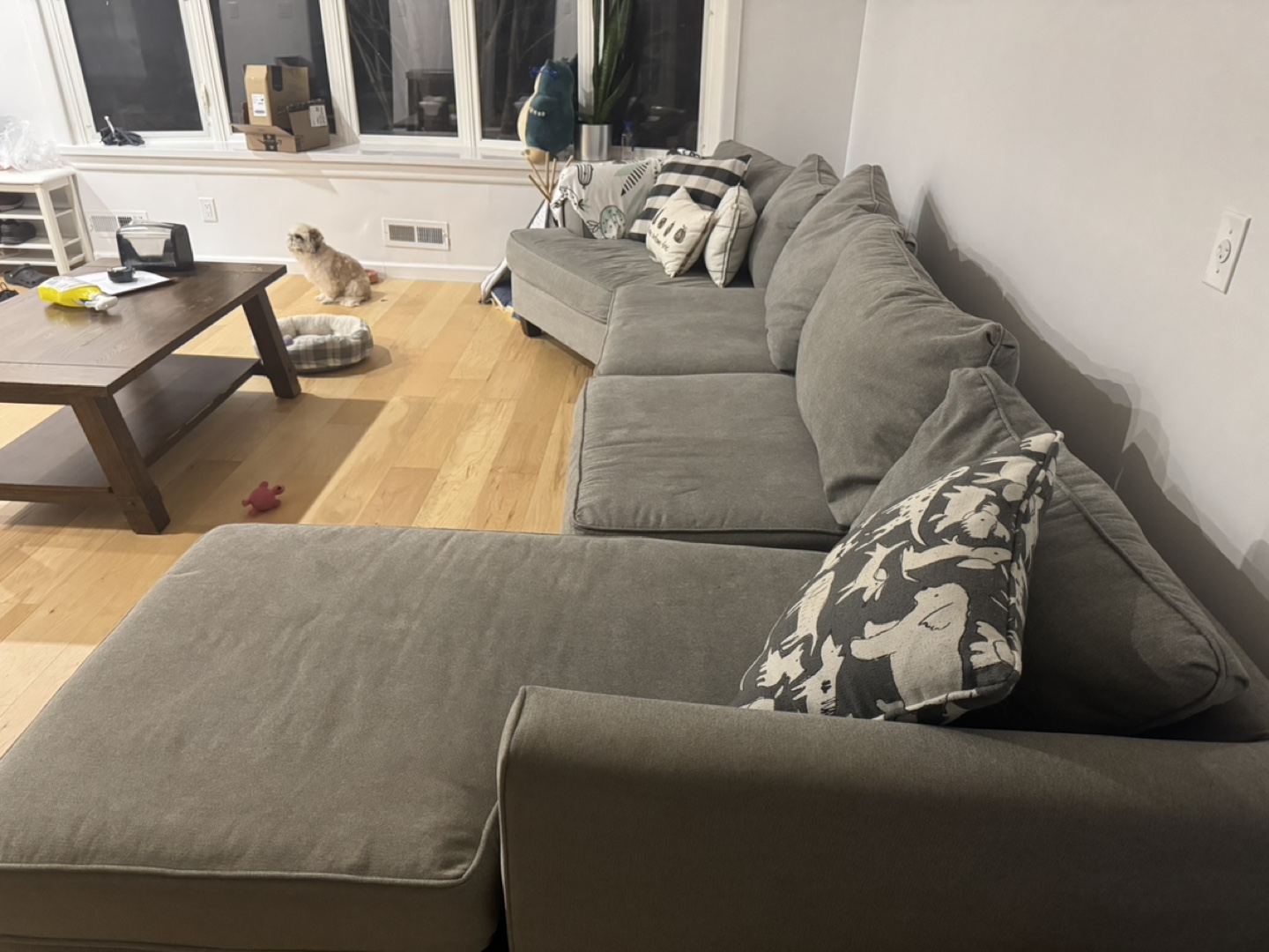 Daine Gray Sectional Sofa - photo 5