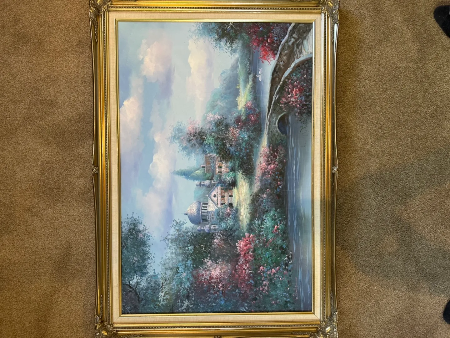 L. Russel Framed Landscape Painting image indicator(4)
