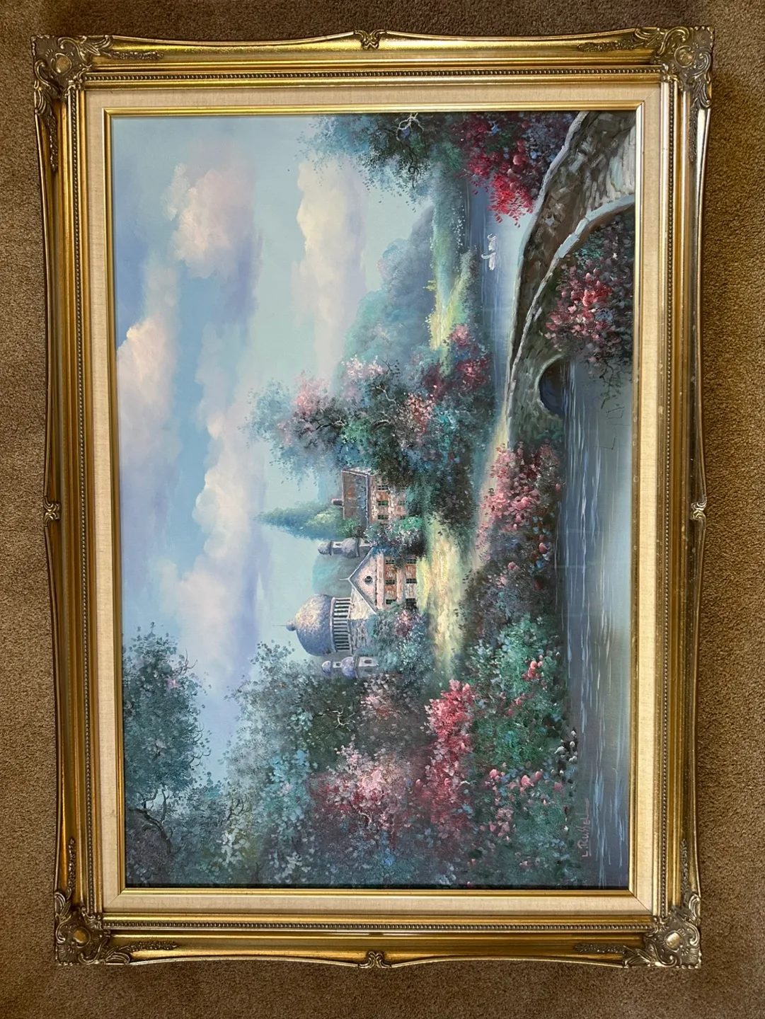 L. Russel Framed Landscape Painting image indicator(6)