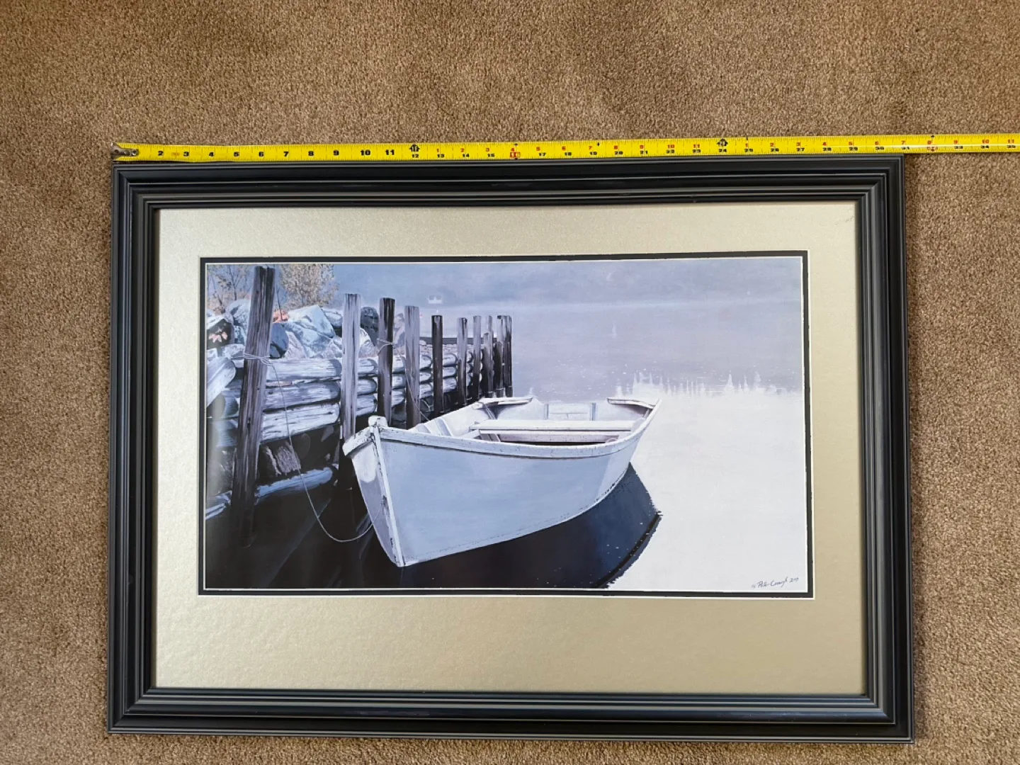 Framed Pete Campbell Boat Print image indicator(3)