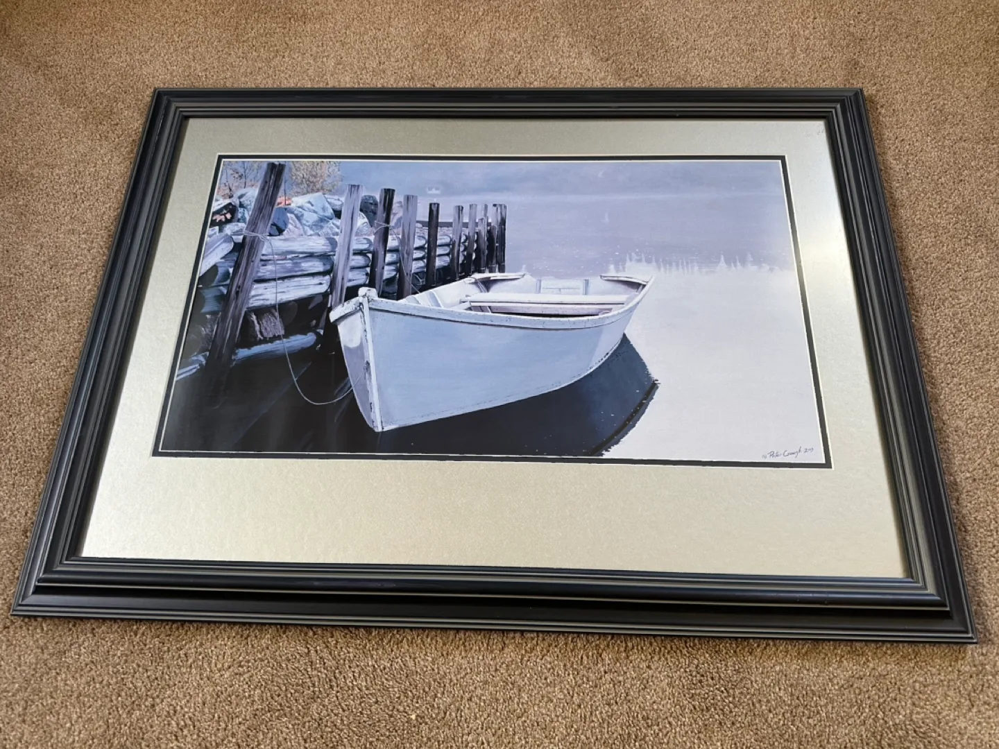 Framed Pete Campbell Boat Print image indicator(2)