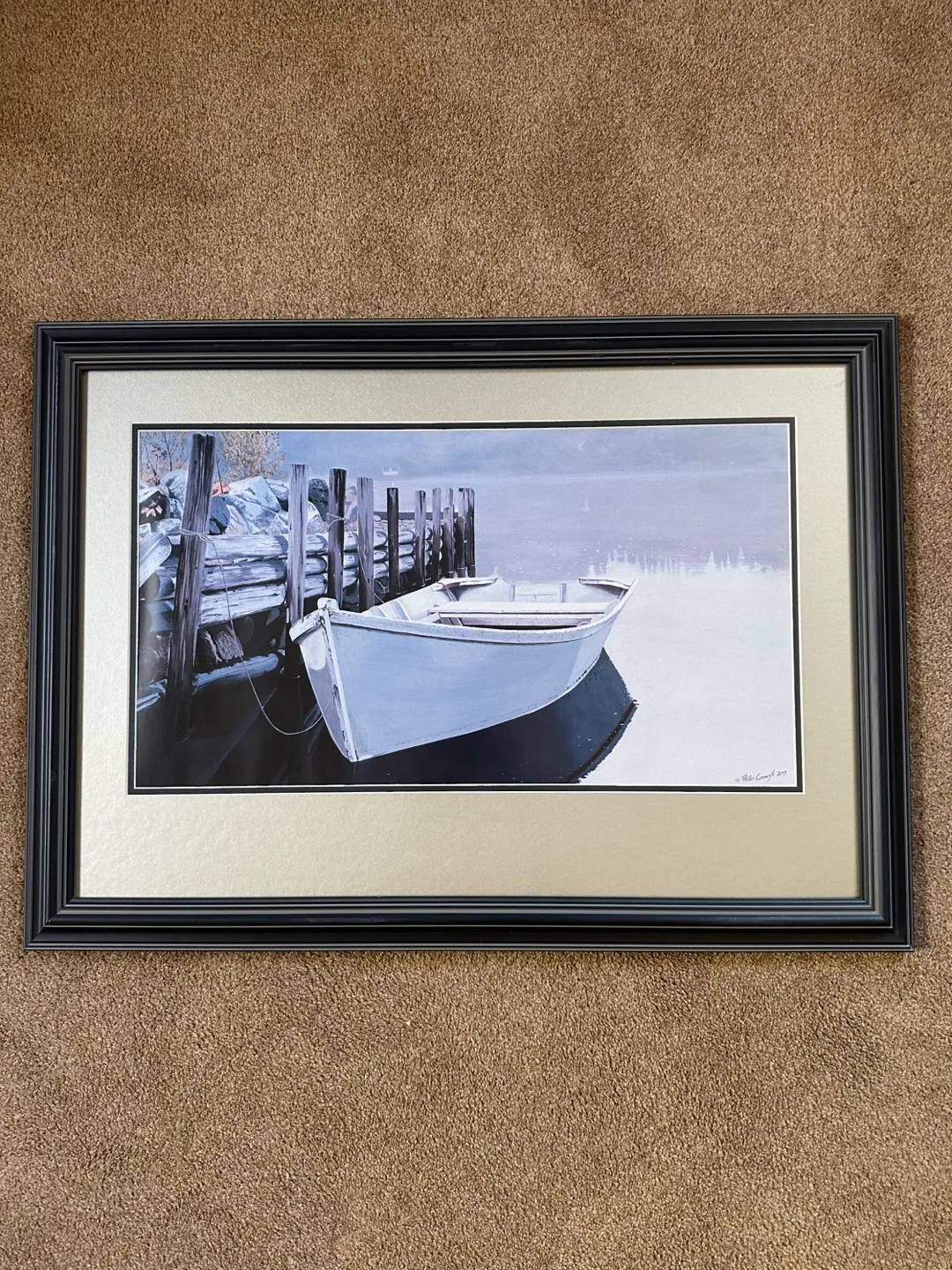 Framed Pete Campbell Boat Print image indicator(4)