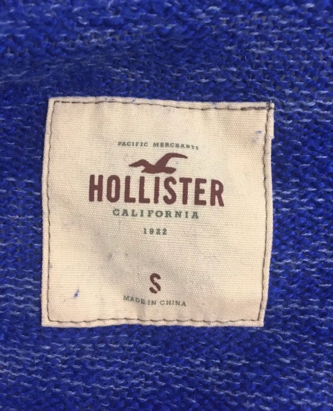 Hollister Sweater Navy Blue Button Cardigan Small Comfy image indicator(3)