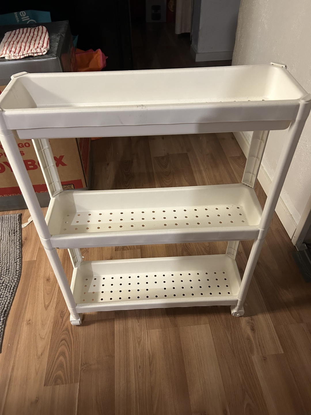 Three-Tier Rolling Cart Organizer