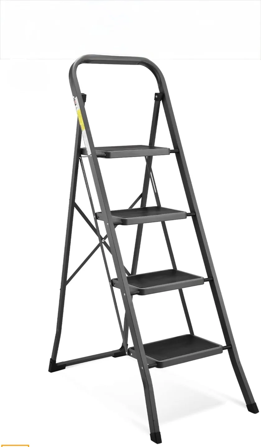 Lightweight Step Ladder 4 Step Folding with Anti-Slip Pedal thumbnail