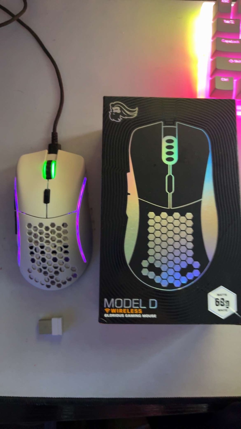Glorious Model D Wireless Gaming Mouse - White