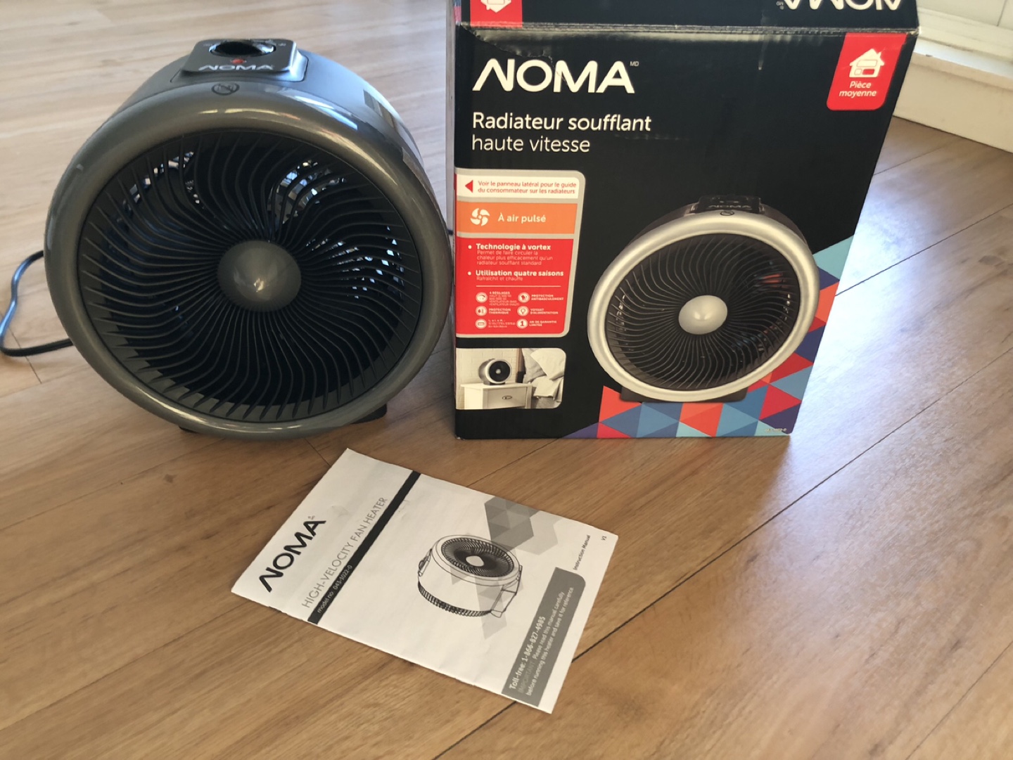 NOMA High Velocity Fan for Both Cooling and Heating