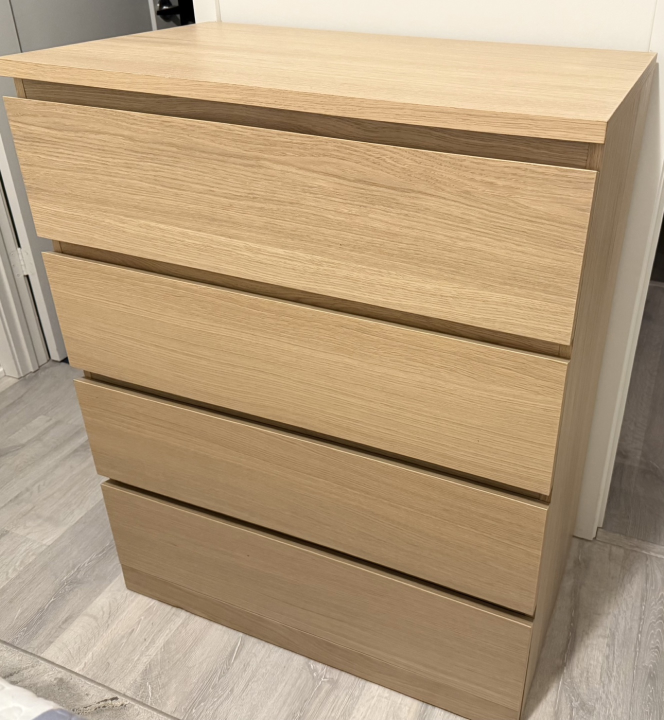 IKEA STORKLINTA 4-Drawer Chest - Oak Effect - photo 4