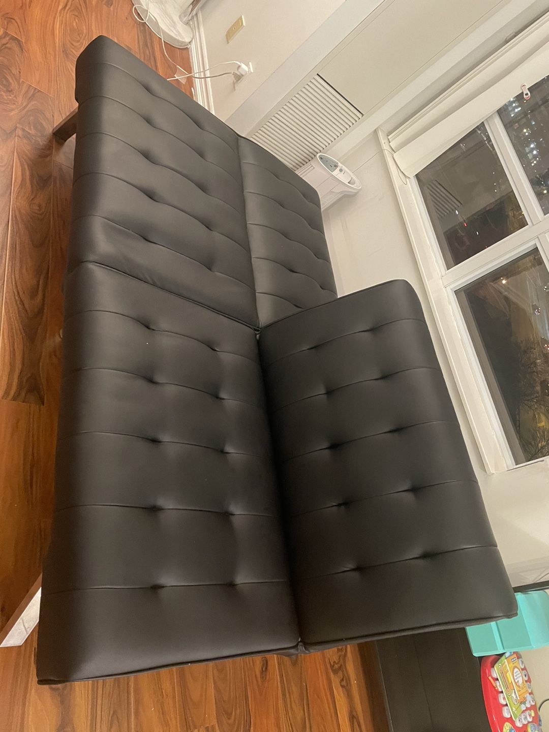 Black Futon Sofa Bed - photo 2