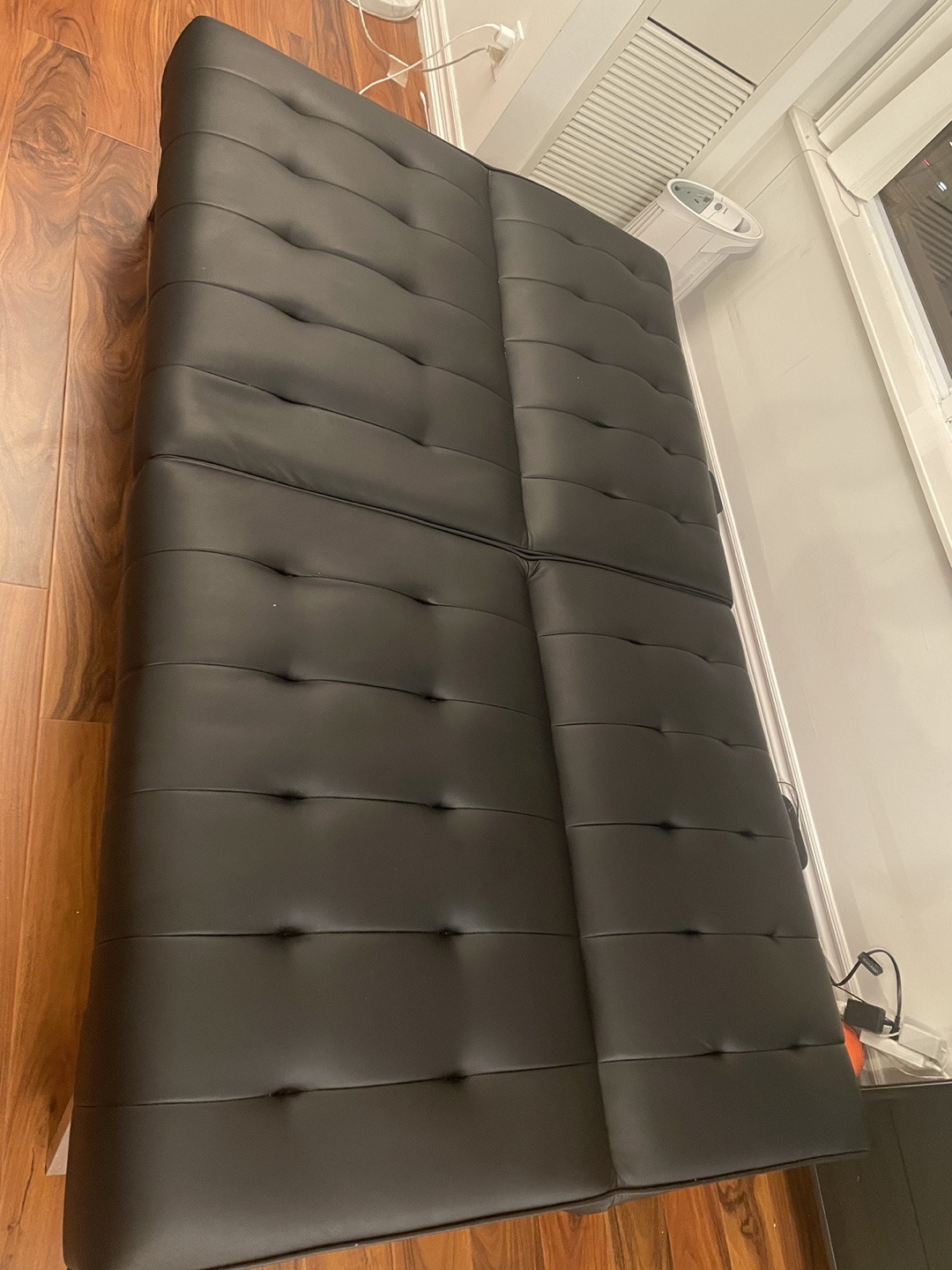 Black Futon Sofa Bed - photo 4