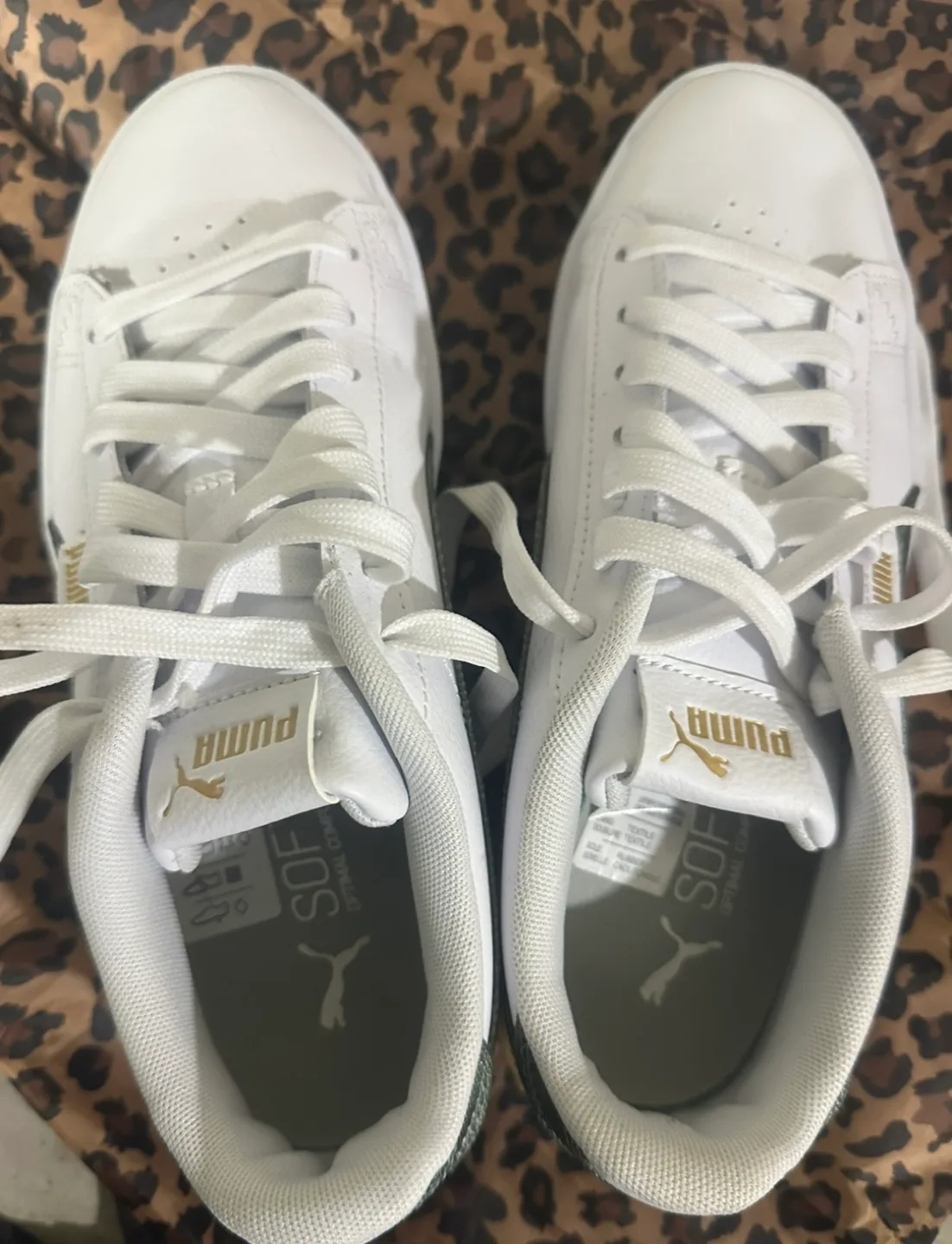 Puma Women's White Sneakers thumbnail