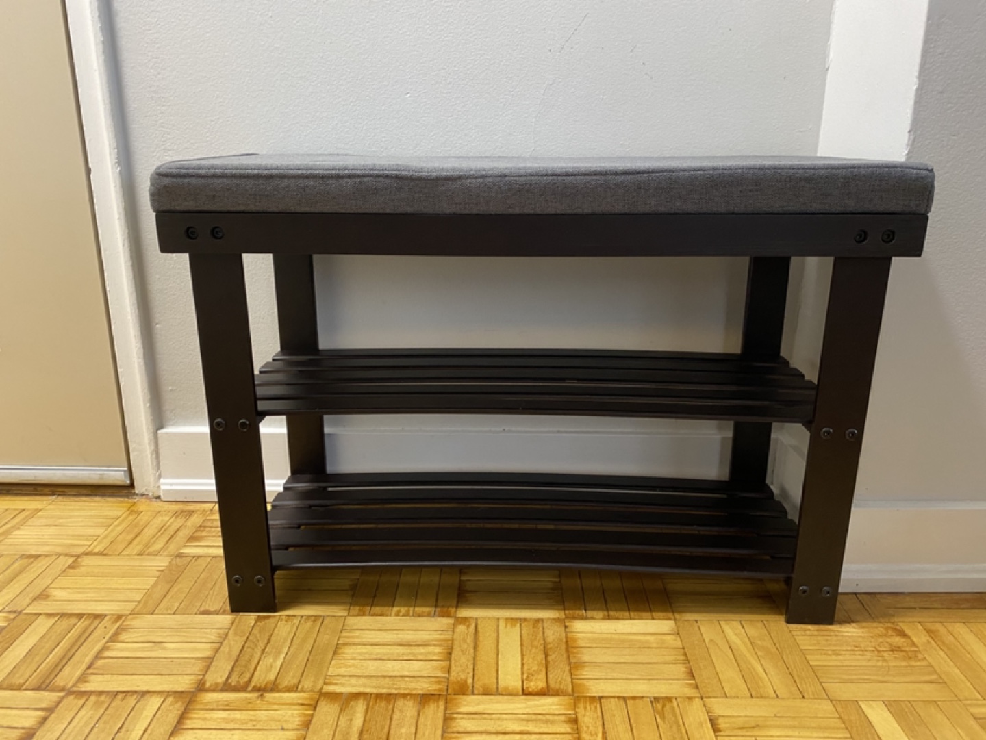 Shoe Bench, 2-Tier Shoe Rack