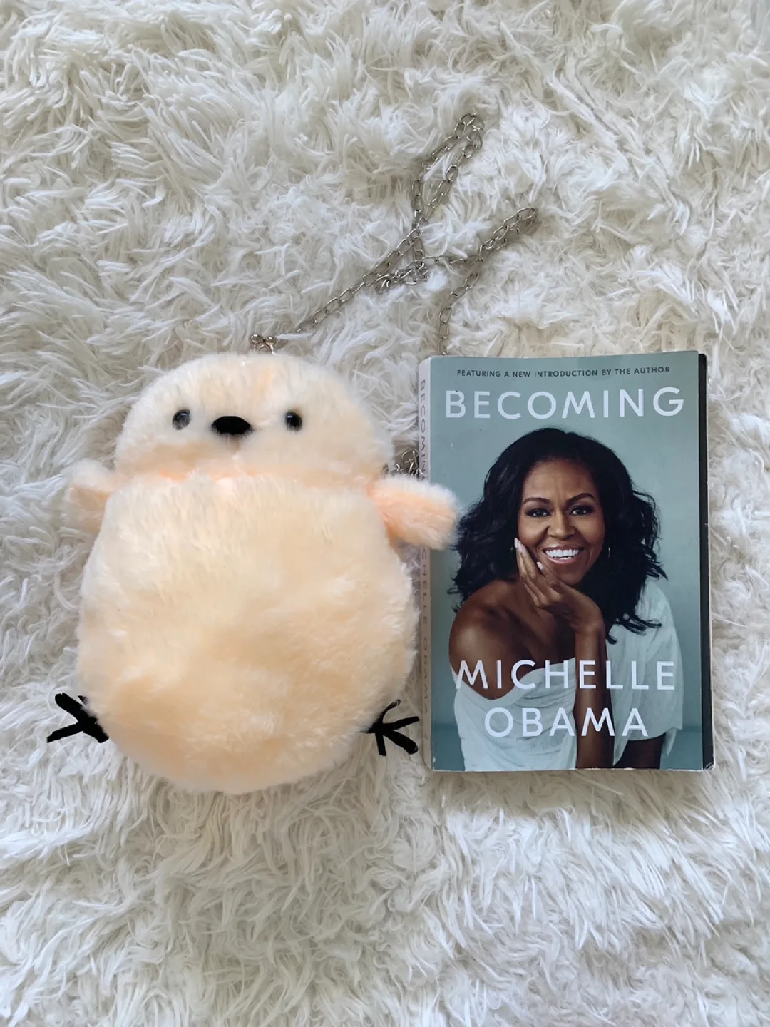 Adorable Chick Shaped Plush Crossbody Purse image indicator(5)