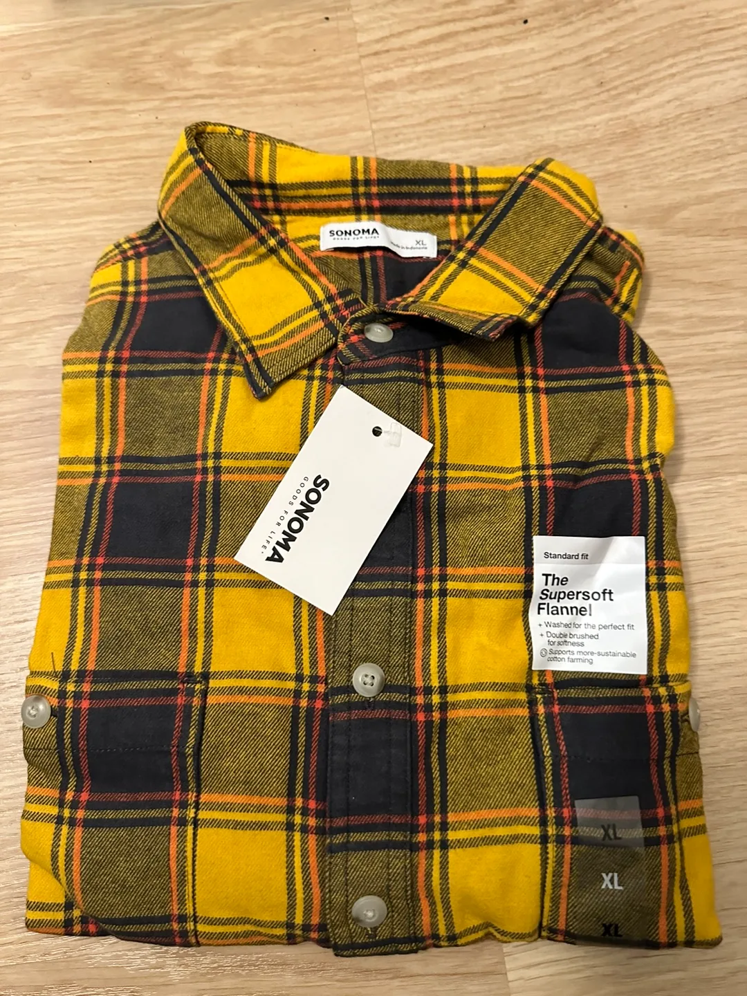 Sonoma Goods forLife Supersoft Flannel Shirt thumbnail