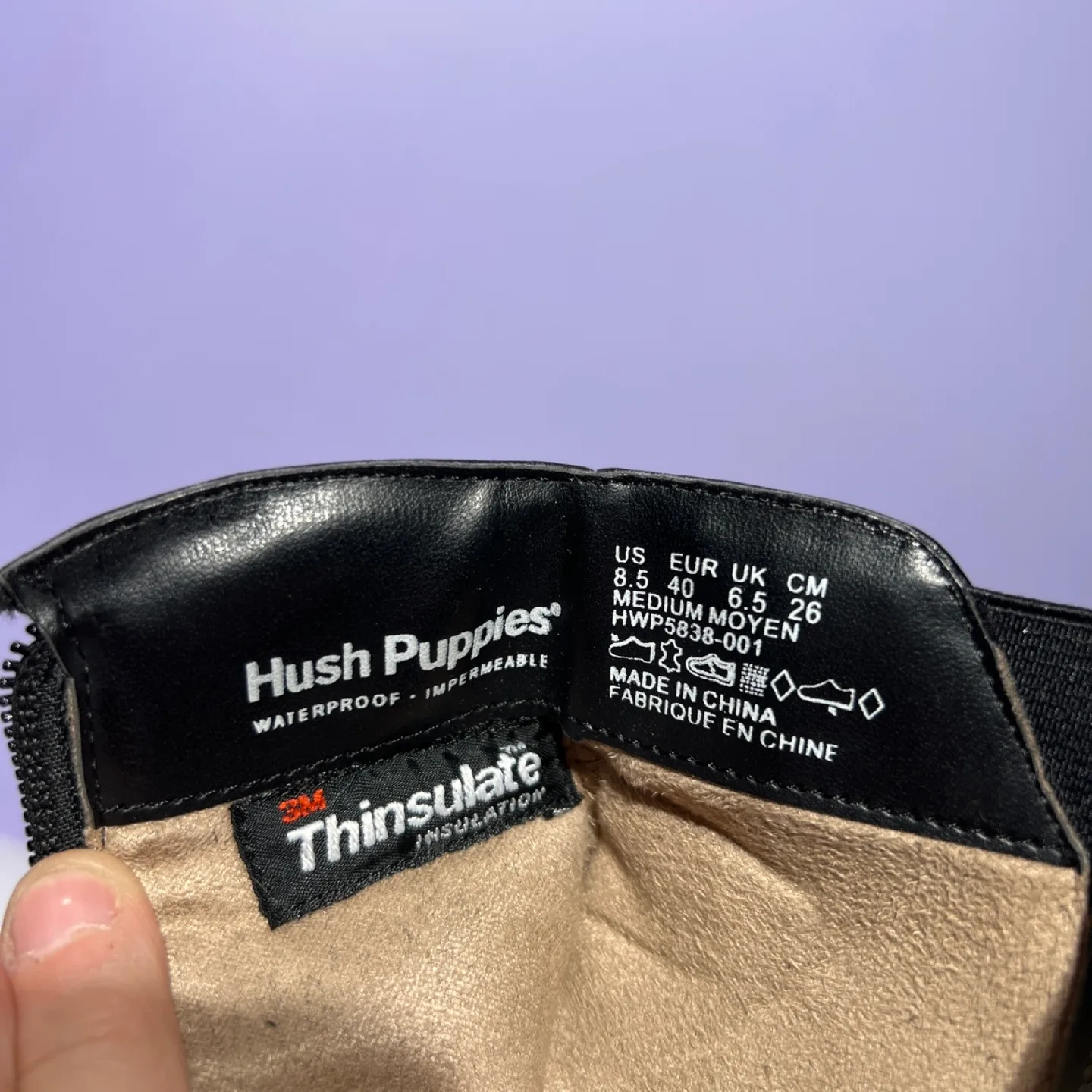 HUSH Puppies sz 8.5 Waterproof Wedge Booties image indicator(3)