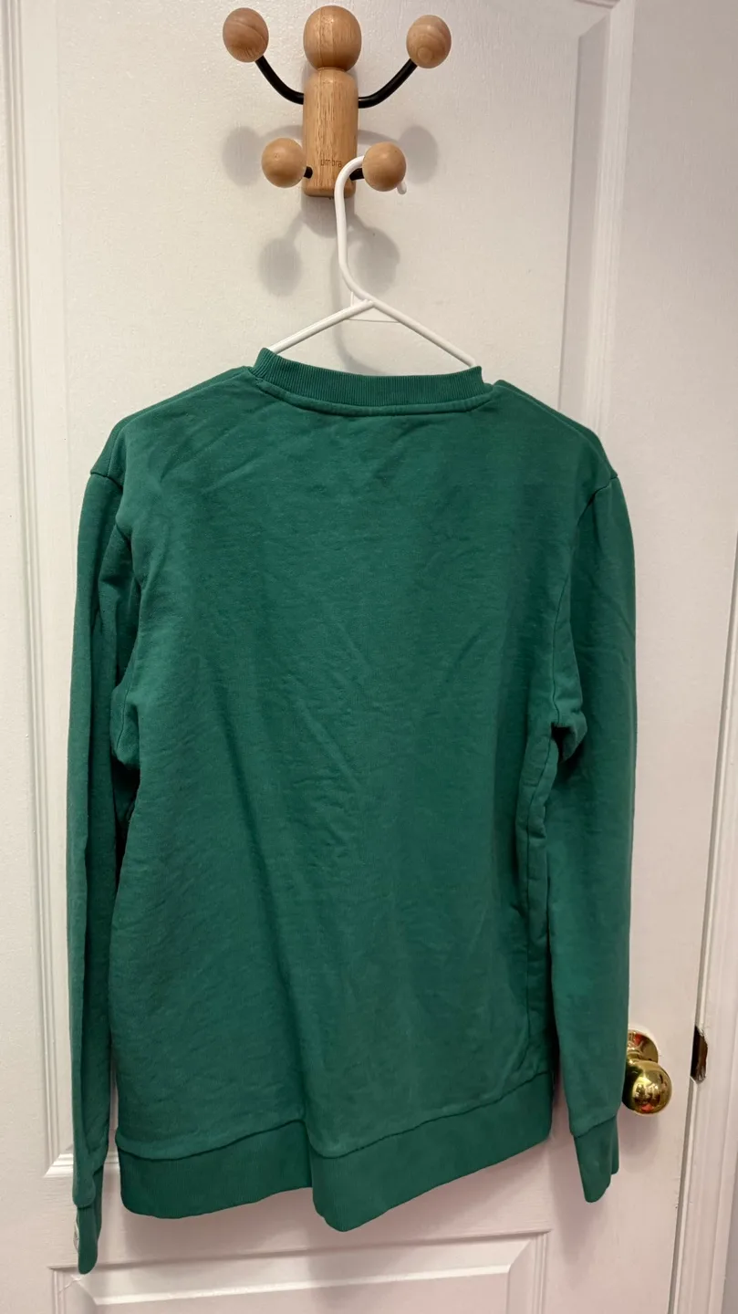 Jack & Jones Originals Green Crewneck Sweatshirt image indicator(2)
