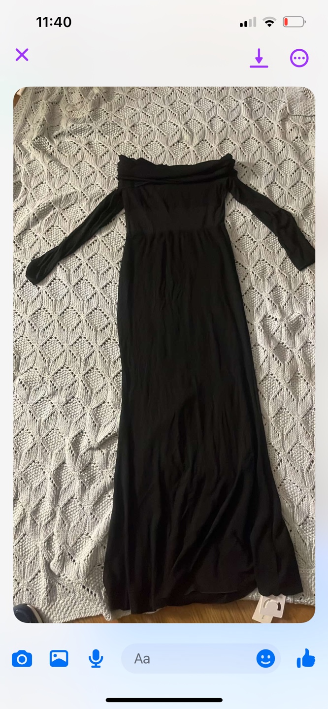 Commense Black Off-Shoulder Maxi Dress - photo 3