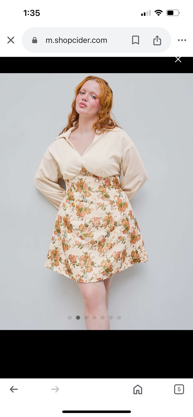 Cider Floral  Dress