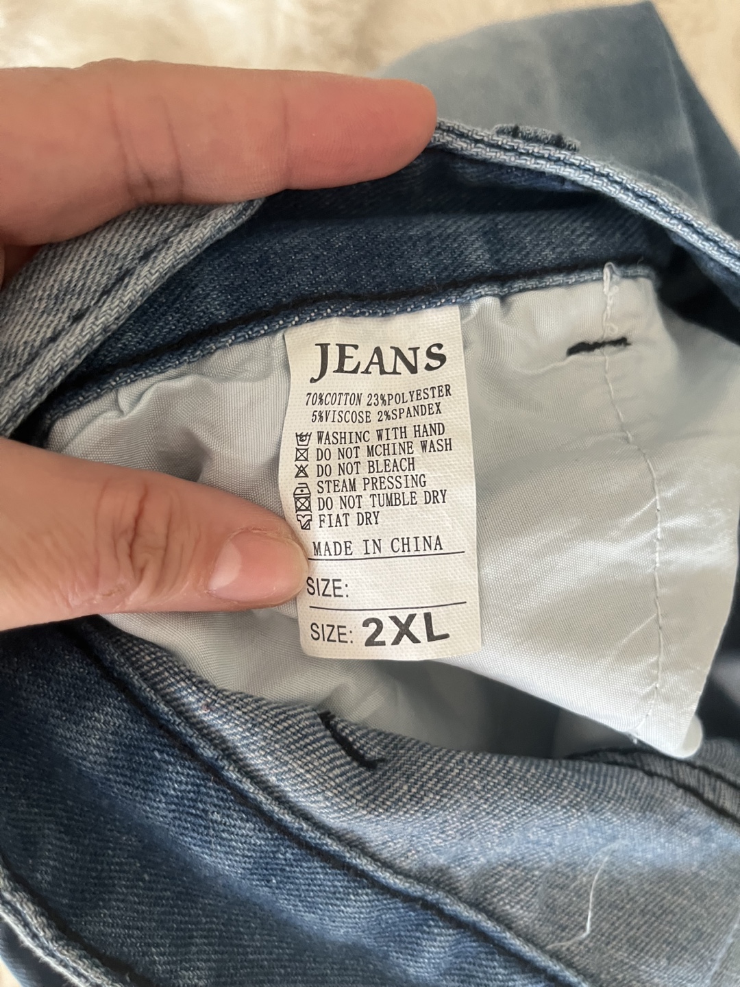 Women's 2XL Light Wash Jeans - photo 3