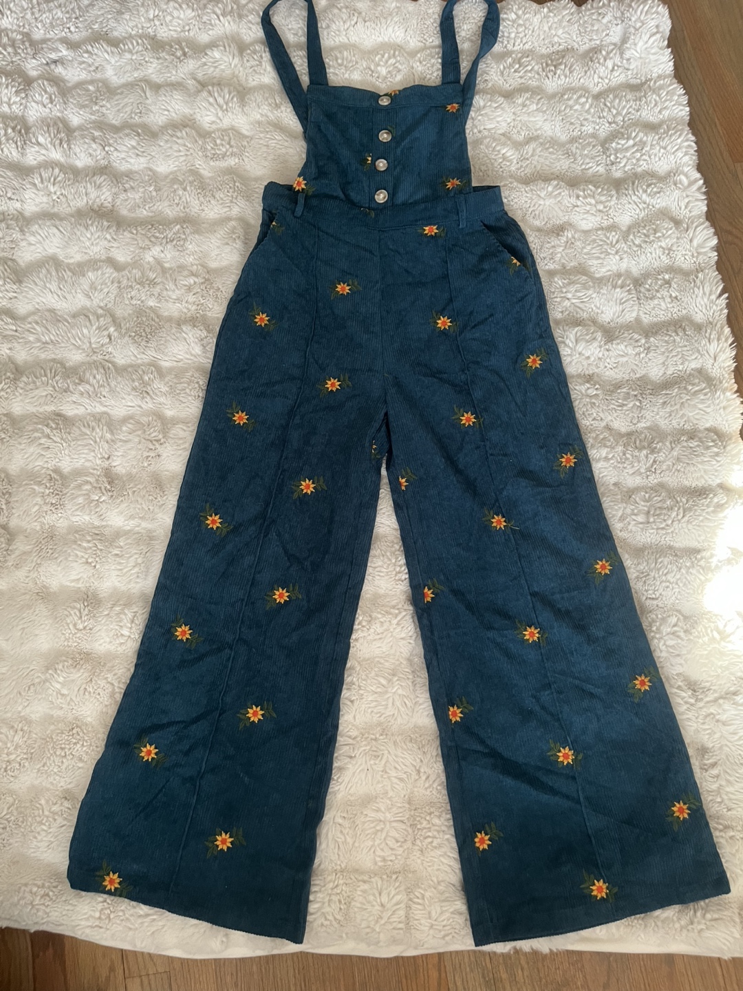 Cider Mushroom Corduroy Overalls - photo 3