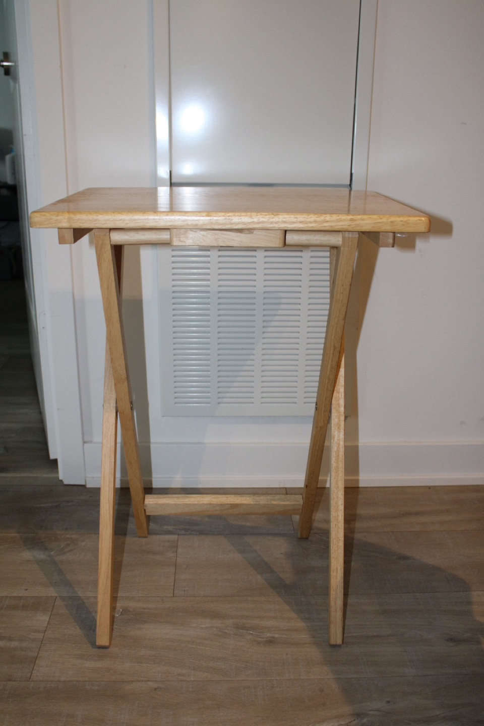 Foldable Wooden TV Tray Table - photo 2